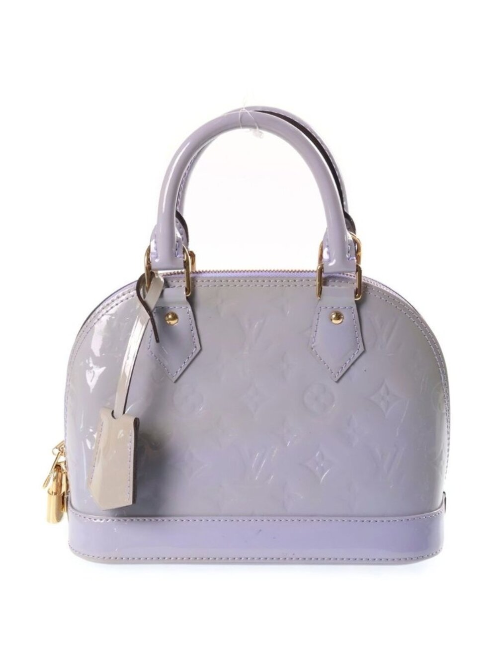 Louis Vuitton Alma BB Monogram Vernis Shoulder Bag Purple